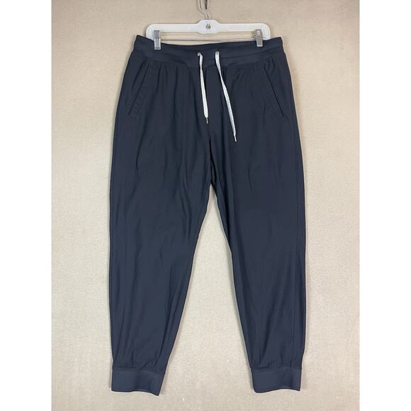 Vuori Pants Mens M Black Meta Jogger Athletic Tapered Elastic Waist Stretch - Picture 1 of 10